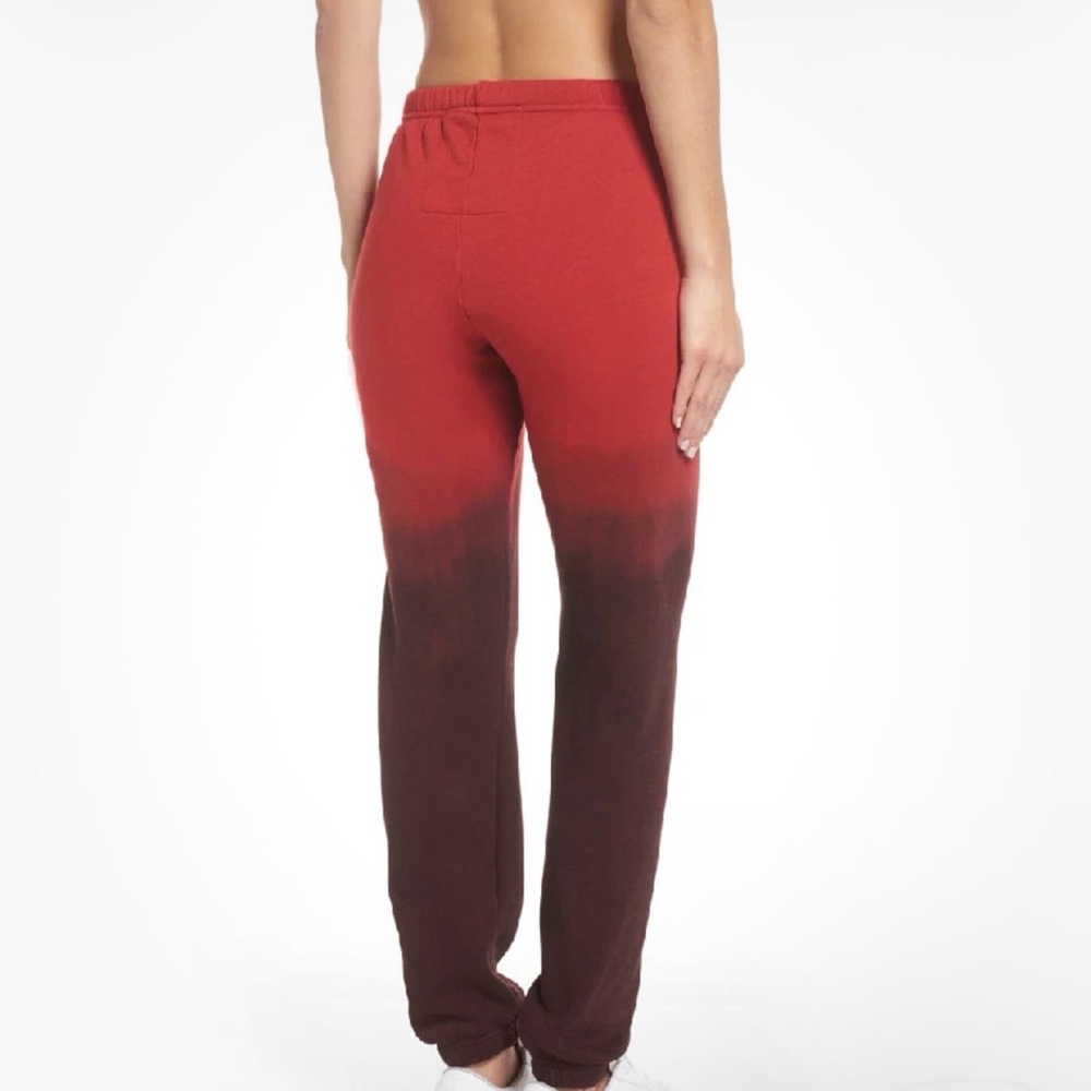 Aviator Nation Red to Brown Ombre Joggers